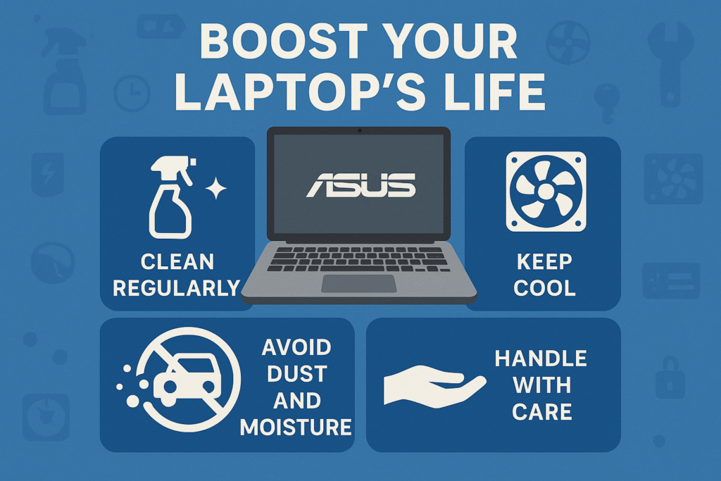 Boost your laptop’s life with regular maintenance and cleaning